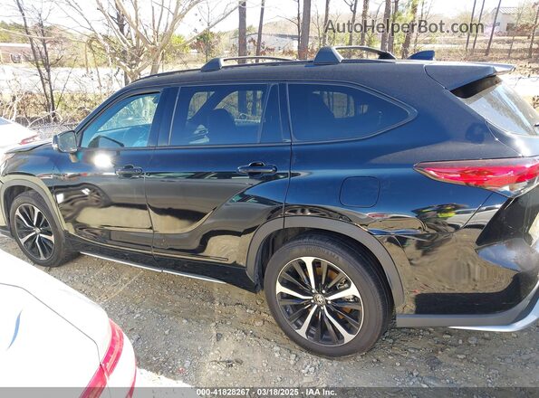5TDJZRAH7MS031865 2021 TOYOTA HIGHLANDER Black Панорамний вид салону 360°