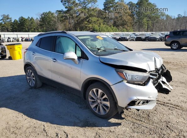 KL4CJASB6JB664253 2018 BUICK ENCORE Серебряный Передняя правая четверть