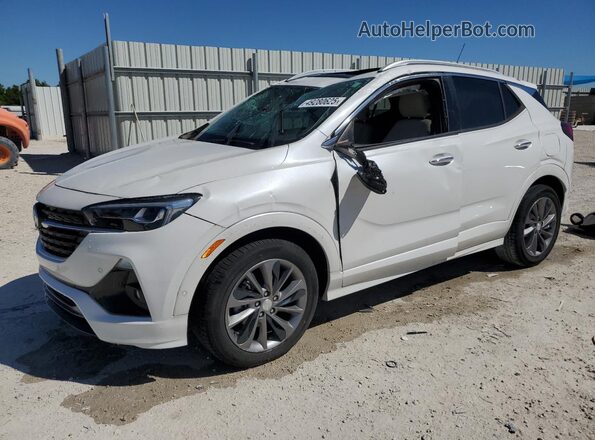 KL4MMFSLXNB009861 2022 BUICK ENCORE Белый Передняя левая четверть