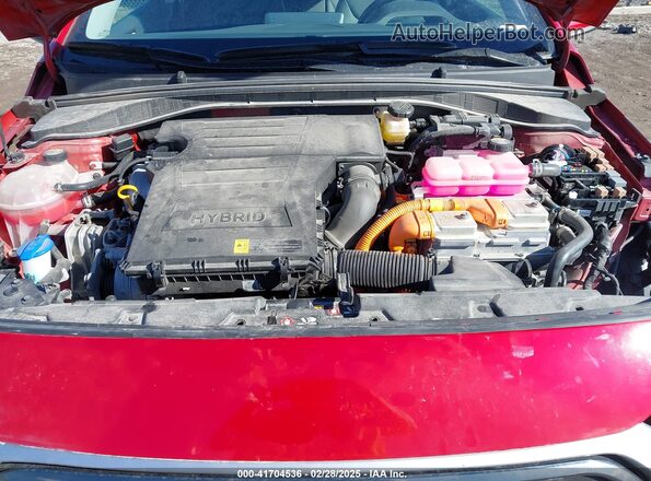 KMHC05LC1MU260904 2021 HYUNDAI IONIQ HYBRID Красный Вид сзади