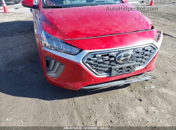 KMHC05LC1MU260904 2021 HYUNDAI IONIQ HYBRID Красный 