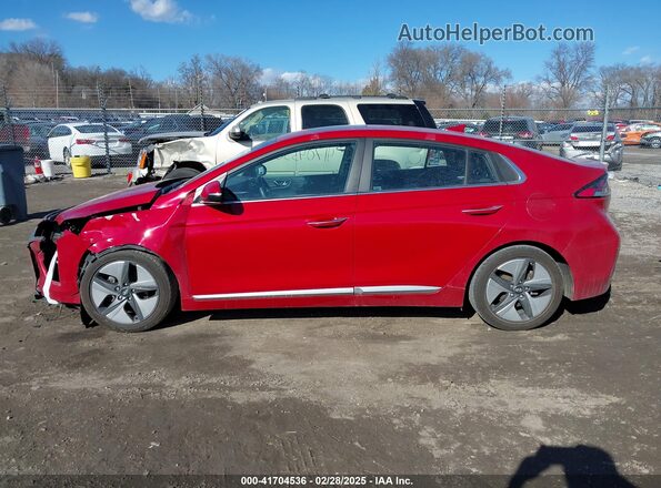 KMHC05LC1MU260904 2021 HYUNDAI IONIQ HYBRID Красный Панорамный вид салона 360°