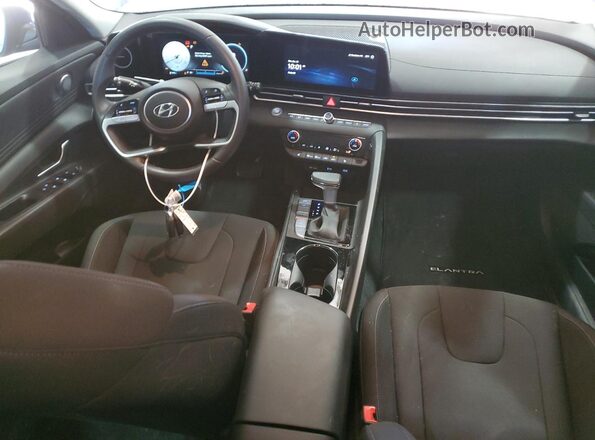 KMHLS4AG3PU600746 2023 HYUNDAI ELANTRA Blue Вид панелі приладів