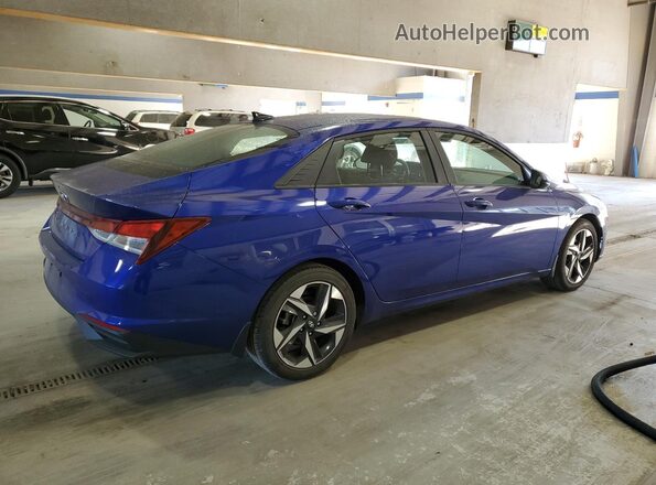 KMHLS4AG3PU600746 2023 HYUNDAI ELANTRA Blue Задня права чверть