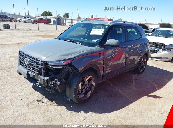 KMHRC8A39MU116720 2021 HYUNDAI VENUE Серый Передняя левая четверть