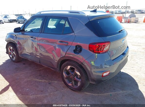 KMHRC8A39MU116720 2021 HYUNDAI VENUE Серый Задняя левая четверть