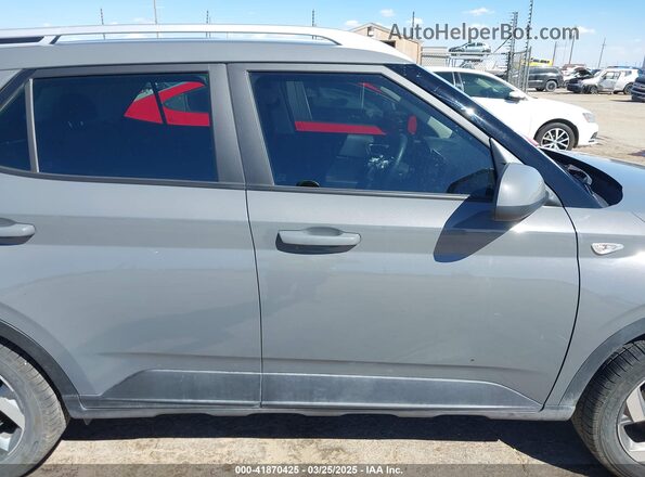 KMHRC8A39MU116720 2021 HYUNDAI VENUE Серый Вид задней части салона