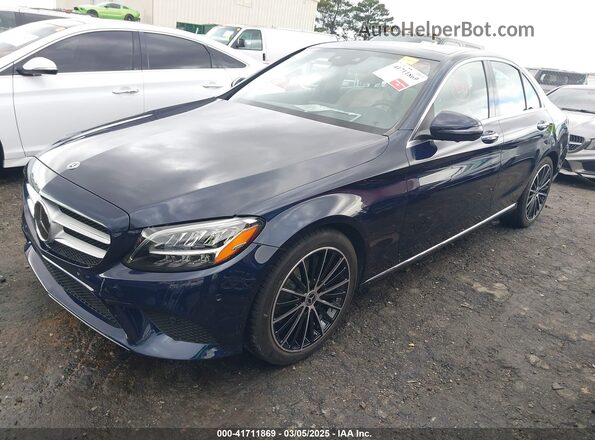 W1KWF8DB5MR637394 2021 MERCEDES-BENZ C-CLASS Blue Przód lewy