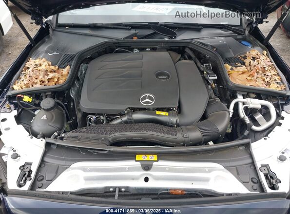W1KWF8DB5MR637394 2021 MERCEDES-BENZ C-CLASS Blue Widok z tyłu