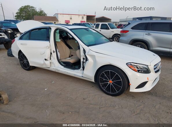 W1KWF8DB6LR574594 2020 MERCEDES-BENZ C Белый Передняя правая четверть