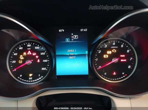 W1KWF8DB6LR574594 2020 MERCEDES-BENZ C Белый Вид задних сидений