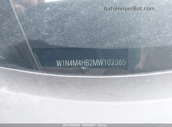 W1N4M4HB2MW102365 2021 MERCEDES-BENZ GLB-CLASS Серый 