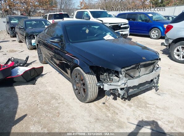 WDDWJ6EB1JF619067 2018 MERCEDES-BENZ AMG C 43 Черный Передняя правая четверть