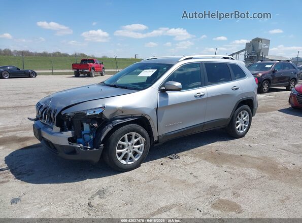 1C4PJMCS3HW601041 2017 JEEP CHEROKEE Silver წინა მარცხენა ხედი სამი მეოთხედიდან