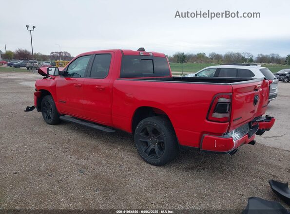 1C6SRFBT0MN540666 2021 RAM 1500 Red Rear left