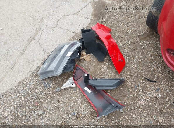 1C6SRFBT0MN540666 2021 RAM 1500 Red Instrument cluster view