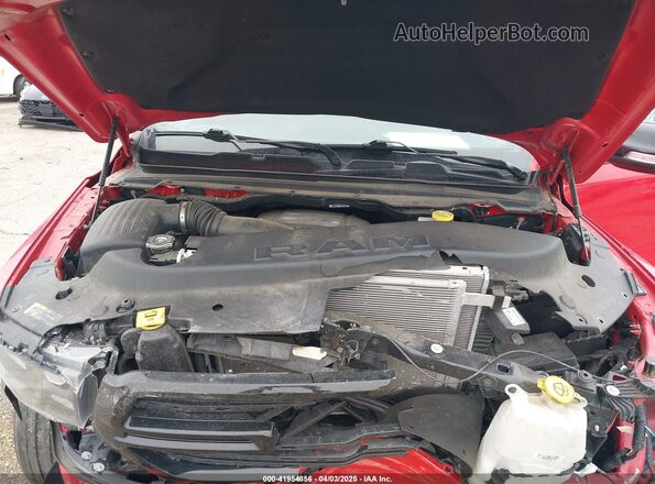1C6SRFBT0MN540666 2021 RAM 1500 Red Rear view