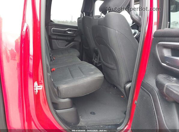 1C6SRFBT0MN540666 2021 RAM 1500 Red VIN sticker view