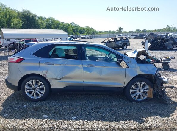 2FMPK3K96MBA00624 2021 FORD EDGE Silver უკანა სალონის ხედი