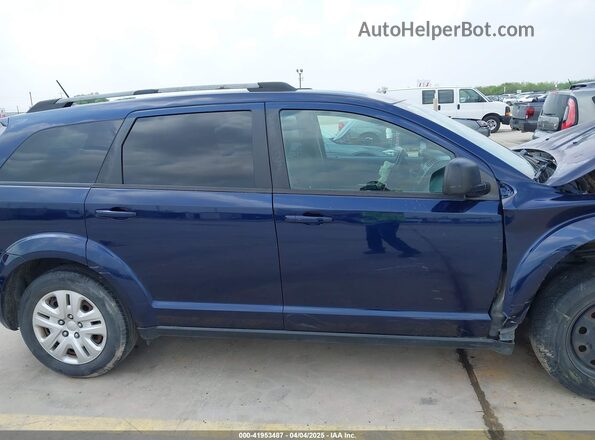 3C4PDCAB5HT627103 2017 DODGE JOURNEY Синий Вид задней части салона