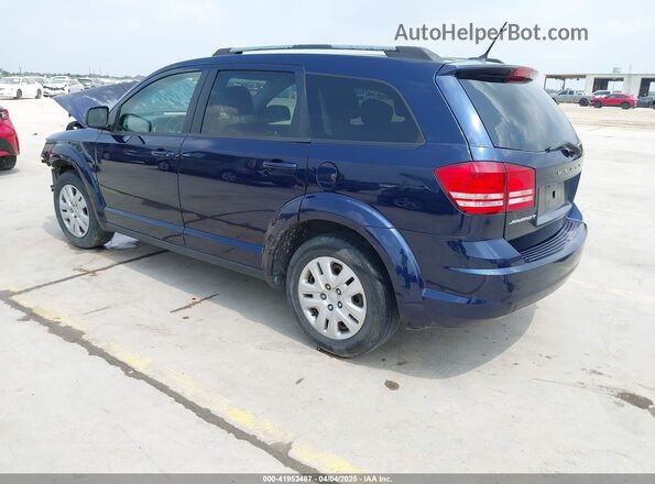 3C4PDCAB5HT627103 2017 DODGE JOURNEY Синий Задняя левая четверть