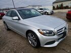 2017 Mercedes-benz C 300 4matic Silver vin: 55SWF4KBXHU198919