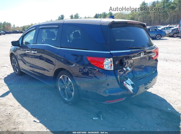 5FNRL6H92RB037439 2024 HONDA ODYSSEY Синий Задняя левая четверть