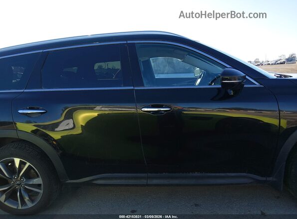 5N1DL1FR0PC330892 2023 INFINITI QX60 Black Widok wnętrza z tyłu