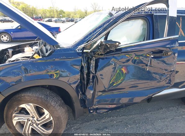 5NMS2DAJ6MH346559 2021 HYUNDAI SANTA FE Dark Blue Вид спереди