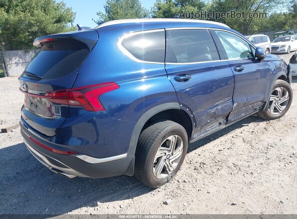 5NMS2DAJ6MH346559 2021 HYUNDAI SANTA FE Dark Blue Задняя правая четверть
