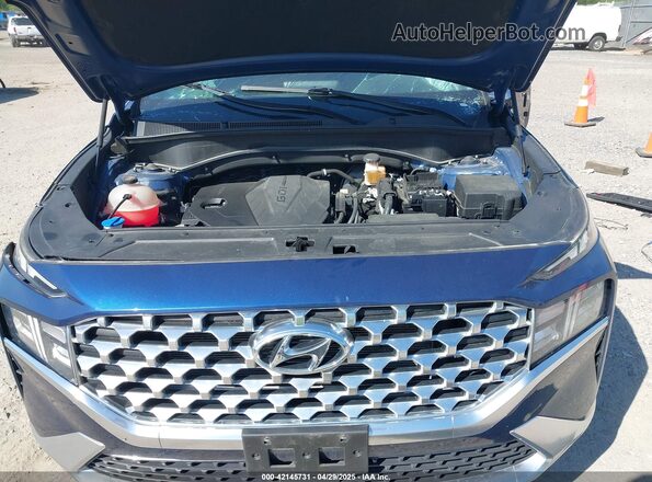 5NMS2DAJ6MH346559 2021 HYUNDAI SANTA FE Dark Blue Вид сзади