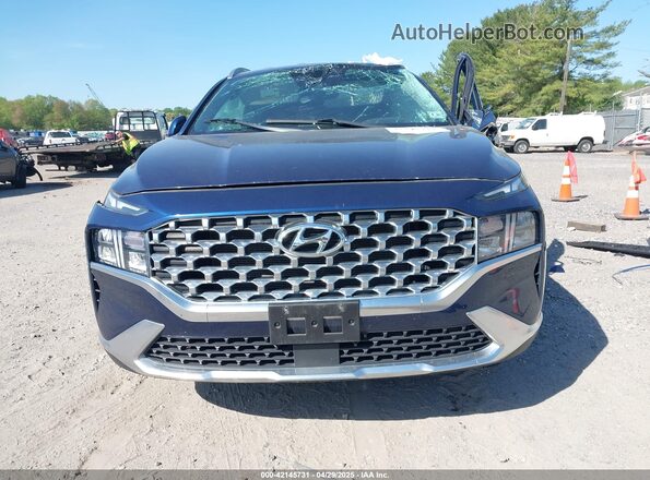 5NMS2DAJ6MH346559 2021 HYUNDAI SANTA FE Dark Blue Вид задней части салона