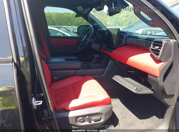 5TFPC5DB0RX050139 2024 TOYOTA TUNDRA Black Front interior view