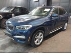 2021 Bmw X3 Xdrive30i Blue vin: 5UXTY5C01M9H40531