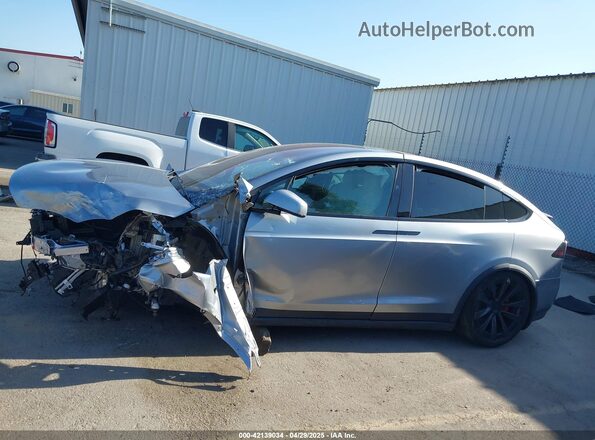 7SAXCBE66RF458402 2024 TESLA MODEL X Silver Панорамний вид салону 360°