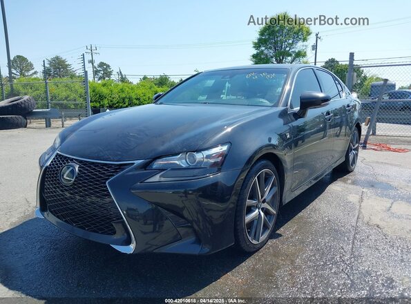 JTHBZ1BL2GA002265 2016 LEXUS GS 350 Black Vista frontal