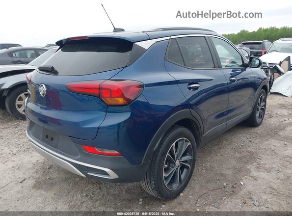 KL4MMDS23MB129334 2021 BUICK ENCORE Dark Blue Задняя правая четверть