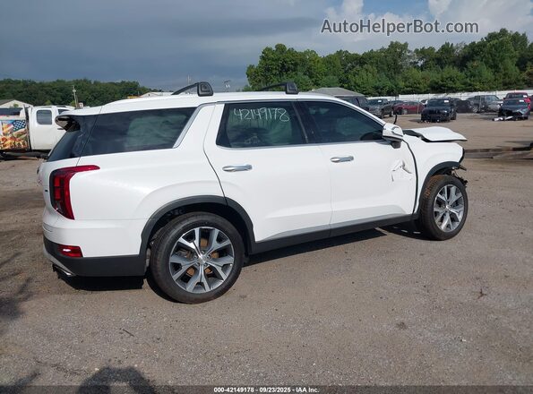 KM8R3DHEXMU246702 2021 HYUNDAI PALISADE Белый Задняя правая четверть