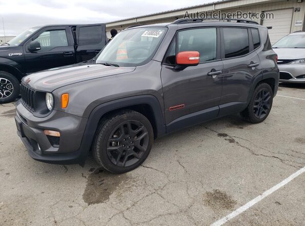 ZACNJABB7LPM15206 2020 JEEP RENEGADE Gray Vista tres cuartos delantera izquierda