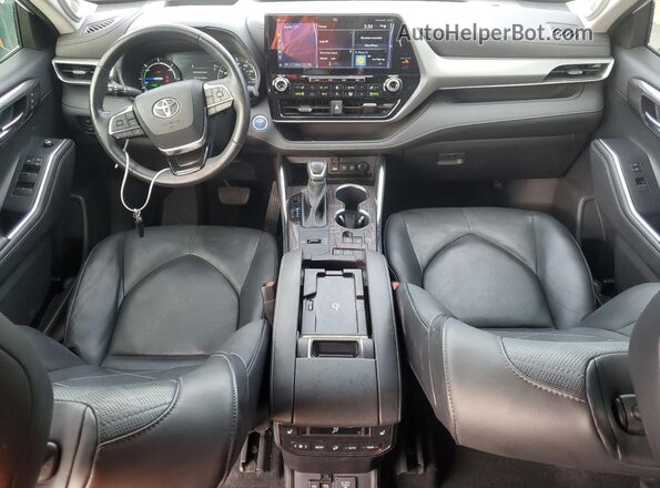 5TDEBRCH9LS012347 2020 TOYOTA HIGHLANDER HYBRID White Vista del salpicadero