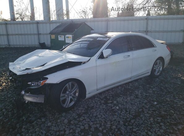 WDDUG8FB5HA313822 2017 MERCEDES-BENZ S Белый Передняя левая четверть
