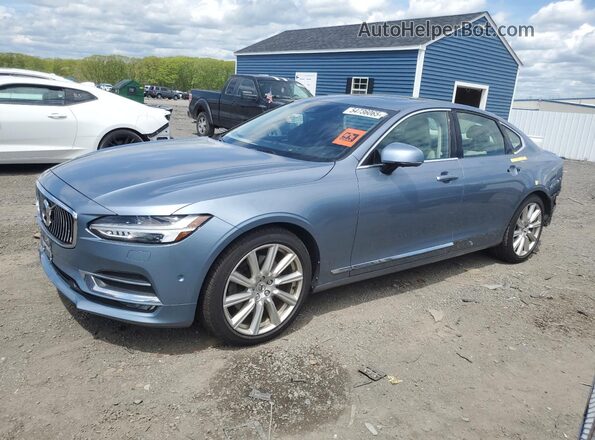 YV1A22ML8H1010841 2017 VOLVO S90 Blue Przód lewy