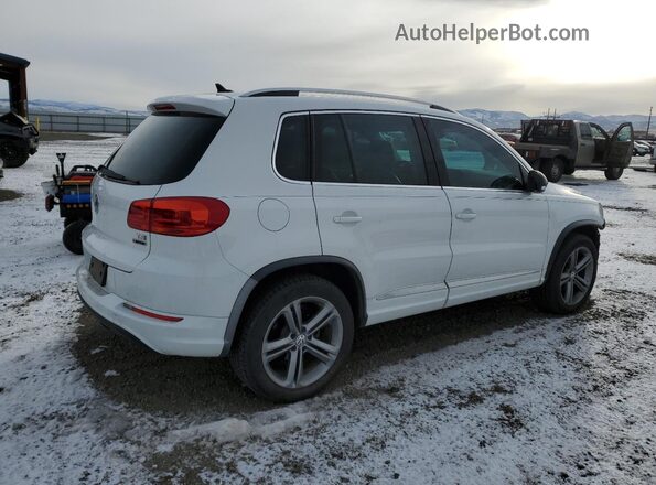 WVGUV7AX0HK008456 2017 VOLKSWAGEN TIGUAN Белый Задняя правая четверть