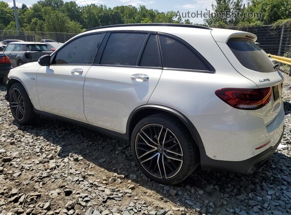 W1N0G6EB5MF939567 2021 MERCEDES-BENZ GLC-CLASS Белый Задняя левая четверть