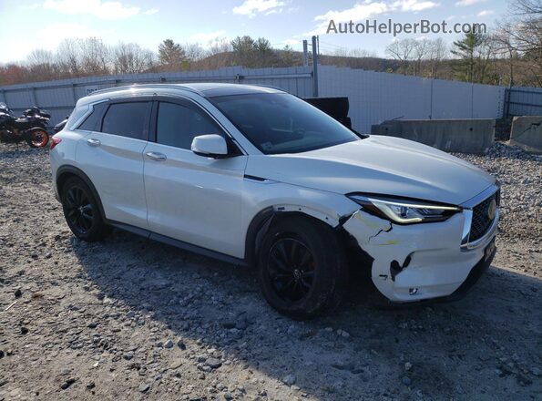 3PCAJ5M39KF144444 2019 INFINITI QX50 Белый Передняя правая четверть