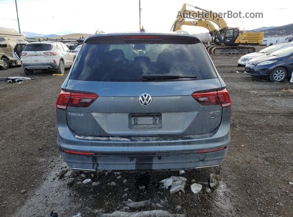 3VV0B7AX7MM021155 2021 VOLKSWAGEN TIGUAN Gray Հետևի տեսք