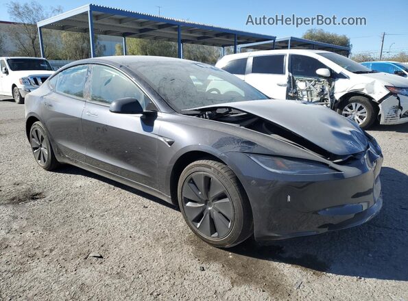 5YJ3E1EA3RF872936 2024 TESLA MODEL Серый Передняя правая четверть