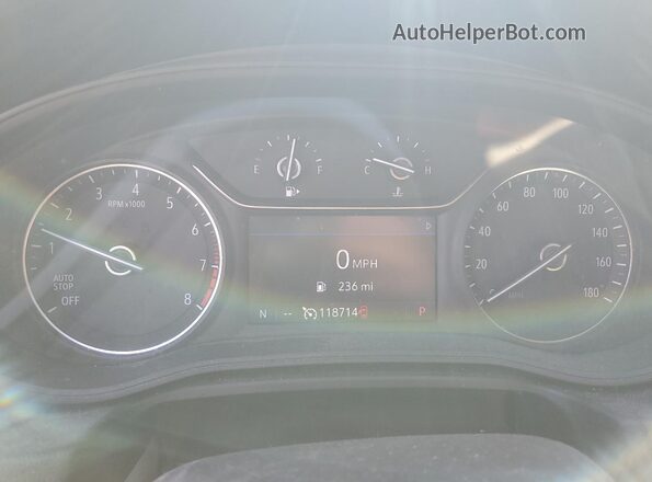 W04GP6SX6K1041036 2019 BUICK REGAL Серый Вид щитка приборов