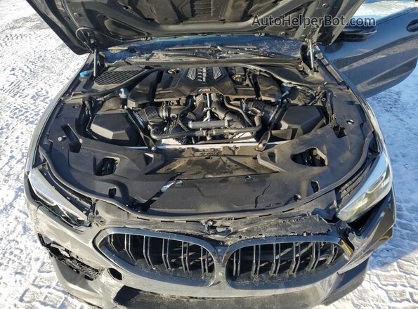WBSAE0C07LCD01784 2020 BMW M8 Gray Widok wnętrza z tyłu