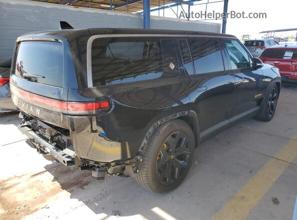7PDSGABA0PN029956 2023 RIVIAN R1S Черный Задняя правая четверть